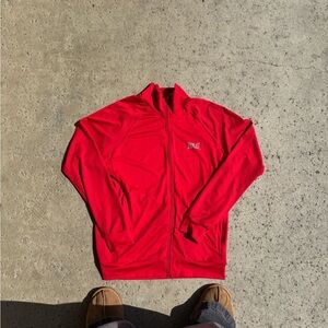 Everlast Red Lightweight Performance Shirt Jacket NWOT